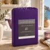 Σετ Σεντόνια Υπέρδιπλα 4 Τεμαχίων 240x260cm 100% Βαμβάκι 200TC Μωβ - Λιλά