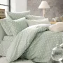 Σετ Σεντόνια Υπέρδιπλα 4 Τεμαχίων 240x260cm Βαμβακοσατέν 300TC Φυστικί Πουά