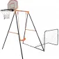 Παιδική Κούνια 3 σε 1 με Μπασκέτα & Τέρμα Ποδοσφαίρου για Κήπο