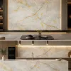 Πάνελ PVC Μαρμάρου Golden Ivory Onyx Glossy 122x244cm 3mm | Premium Επένδυση Τοίχου