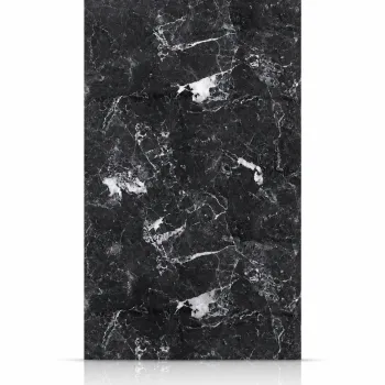 Πάνελ PVC Μαρμάρου Black Imperial Glossy 122x244cm 3mm | Premium Wall Panel