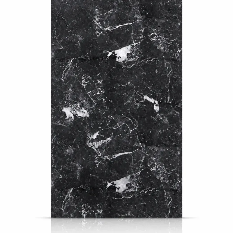 Πάνελ PVC Μαρμάρου Black Imperial Glossy 122x244cm 3mm | Premium Wall Panel