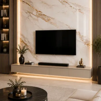 Πάνελ PVC Μαρμάρου Calacatta Gold Marble Glossy 122x244cm (3mm)