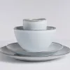 Σετ Σερβίτσιο Φαγητού 16 Τεμαχίων Κεραμικό Stoneware Γκρι για 4 Άτομα