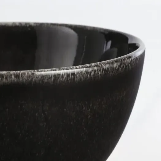 Σετ Σερβίτσιο Φαγητού 16 Τεμαχίων Κεραμικό Stoneware Μαύρο για 4 Άτομα