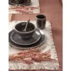 Σετ Σερβίτσιο Φαγητού 16 Τεμαχίων Κεραμικό Stoneware Μαύρο για 4 Άτομα